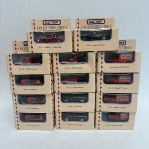 Lot of 14 NIP 1994 Matchbox Collector's Choice DieCast Bulldozer GMC Jag Model A